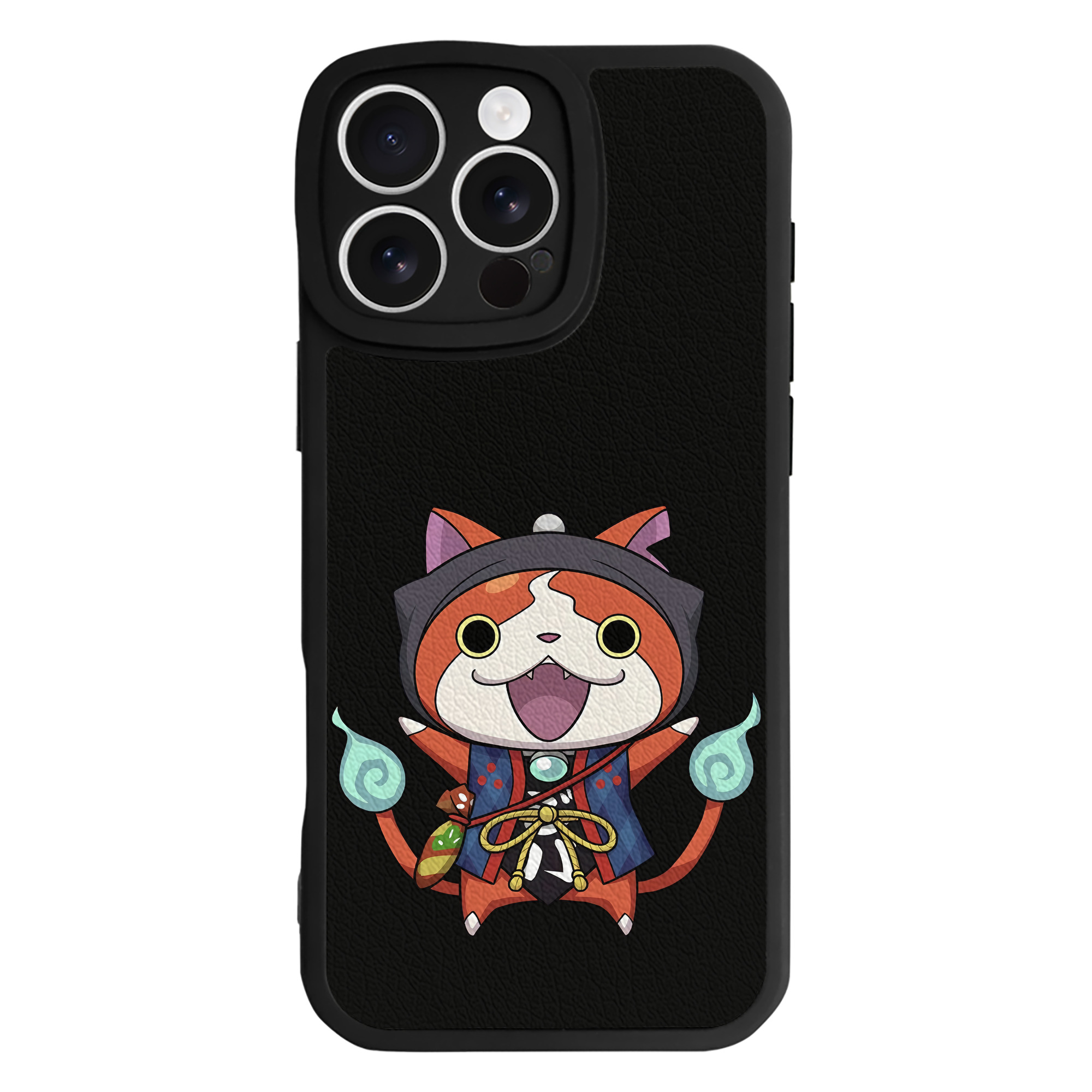 （画像用） 妖怪ウォッチ Yo-kai Watch 【iPhone 16シリーズ対応】シリコンスマホケース（レザー調） 材質：シリコン